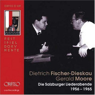 SCHUBERT SCHUMANN FISCHER-DIESKAU MOORE - SALZBURGER LIEDERABENDE CD