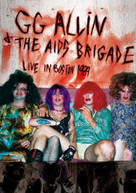 GG ALLIN AIDS BRIGADE - LIVE IN BOSTON 1989 DVD