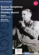 HAYDN BRUCKNER MUNCH BSO - SYMPHONY 98 SYMPHONY 7 DVD