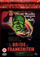 THE BRIDE OF FRANKENSTEIN (UK) DVD