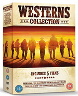 WESTERN COLLECTION - PALE RIDER  THE SEARCHERS /OUTLAW JOSEY WALES / THE WILD BUNCH / PAT GARRETT (UK) DVD