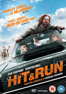 HIT AND RUN (UK) DVD