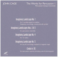 JOHN CAGE - WORKS FOR PERCUSSION 1 DVD