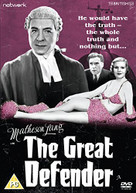 THE GREAT DEFENDER (UK) DVD