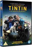 THE ADVENTURES OF TINTIN - THE SECRET OF THE UNICORN (UK) DVD