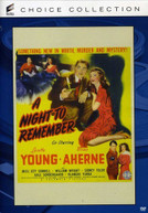 NIGHT TO REMEMBER (1942) DVD