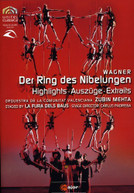 RICHARD WAGNER OCV MEHTA - DER RING DES NIBELUNGEN (HIGHLIGHTS) DVD