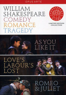 SHAKESPEARE: COMEDY TRAGEDY ROMANCE VARIOUS DVD