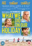 WHAT WE DID ON OUR HOLIDAY (UK) DVD