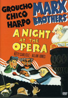 NIGHT AT THE OPERA (1935) DVD