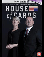 HOUSE OF CARDS - SEASONS 1-3 - RED TAG (UK) DVD