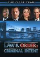 LAW & ORDER: CRIMINAL INTENT - THE FIRST YEAR DVD