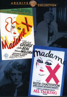 WAC DOUBLE FEATURES: MADAME X (1929) (&) (1937) (2PC) DVD