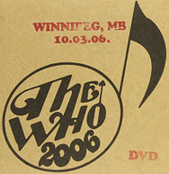 WHO - LIVE: WINNIPEG MB 10/03/06 DVD
