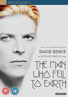 THE MAN WHO FELL TO EARTH (UK) DVD