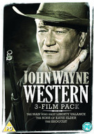 JOHN WAYNE WESTERN TRIPLE - THE MAN WHO SHOT LIBERTY VALANCE / THE SONS OF KATIE ELDER / THE SHOOTIS (UK) DVD