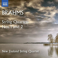 BRAHMS /  NEW ZEALAND STRING QUARTET - BRAHMS: STRING QUARTETS NOS. 1 & 2 CD