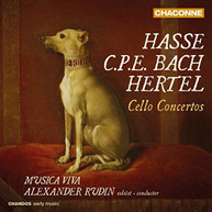 C.P.E. BACH / ALEXANDER  RUDIN - HASSE C.P.E. BACH & HERTEL: CELLO CD