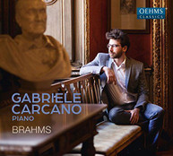 BRAHMS /  CARCANO - BRAHMS: EARLY PIANO WORKS CD