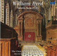 BYRD /  CHOIR OF NEW COLLEGE OXFORD - CANTIONES SACRAE 1591 CD