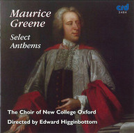 GREENE /  CHOIR OF NEW COLLEGE OXFORD - RELIGIOUS ANTHEMS CD