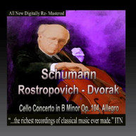 ROSTROPOVICH / DVORAK  MOSCOW PHIL ORCH / KANDRASHIN - SCHUMANN - CD