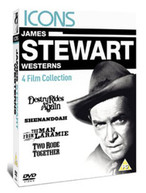 JAME STEWART WESTERNS - DESTRY RIDES AGAIN / SHENANDOAH / THE MAN FROM LARAMIE / TWO RODE TOGETH (UK) DVD