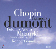 CHOPIN /  DUMONT / WARSAW PHILHARMONIC ORCHESTRA - PIANO CONCERTO; CD