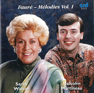 FAURE /  WALKER / MARTINEAU - MELODIES 1 CD
