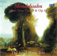 MENDELSSOHN /  ISRAEL PIANO TRIO - PIANO TRIOS IN D MINOR OP 4 CD