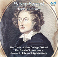 PURCELL /  CHOIR OF NEW COLLEGE OXFORD - VERSE ANTHEMS CD