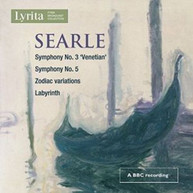 SEARLE /  BBC SYMPHONY ORCHESTRA / HALLE ORCHESTRA - SEARLE: SYMPHONY NO CD