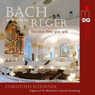 CHRISTOPH - BACH SCHOENER /  REGER: TOCCATAS BWV 910 - BACH / REGER: CD