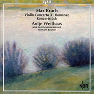 BRUCH /  ANTJE WEITHAAS / NDR RADIOPHILHARMONIE - BRUCH: COMPLETE WORKS CD