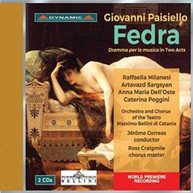 PAISIELLO /  MILANESI / SARGSYAN - PAISIELLO: FEDRA CD