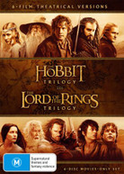 THE HOBBIT TRILOGY AND THE LORD OF THE RINGS TRILOGY (2001) DVD