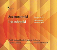 LUTOSLAWSKI /  CAPUCON - SZYMANOWSKI & LUTOSLAWSKI: OVERTURE OP 12 CD