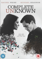 COMPLETE UNKNOWN (UK) DVD