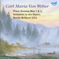 WEBER /  MILNE - PIANO SONATAS CD