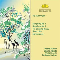 MOSHE ATZMON, CLAUDIO ABBADO, WITOLD ROWICKI, FERDINAND LEITNER - TCHAIKOVSKY: SYMPHONIES 3 & 5 (2CD) CD