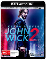 JOHN WICK: CHAPTER 2 (4K UHD/BLU-RAY/UV) (2016) BLURAY