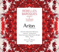 QUANTZ /  TELEMANN / ARION BAROQUE ORCHESTRA - REBELLES BAROQUES CD