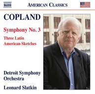COPLAND /  DETROIT SYMPHONY ORCHESTRA - AARON COPLAND: SYMPHONY 3, THREE CD