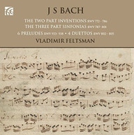 J.S. BACH /  FELTSMAN - JOHANN SEBASTIAN BACH: WORKS FOR PIANO CD