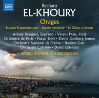 KHOURY /  DOUGUET / COLEMAN - BECHARA EL - BECHARA EL-KHOURY: ORAGES CD