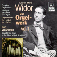 WIDOR /  VAN OOSTEN - ORGAN WORKS 1 CD