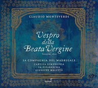 MONTEVERDI /  LA COMPAGNIA DEL MADRIGALE - CLAUDIO MONTEVERDI: VESPRO CD