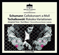 TCHAIKOVSKY /  MASUR - SCHUMANN & TCHAIKOVSKY: CELLO CONCERTO CD