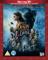 BEAUTY AND THE BEAST 3D (LIVE ACTION) [UK] BLU-RAY