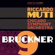 BRUCKNER /  CHICAGO SYMPHONY ORCHESTRA / MUTI - SYMPHONY NO. 9 CD